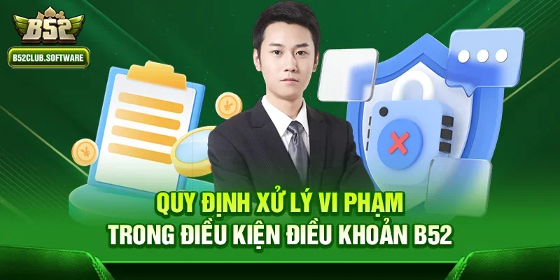 Quy định xử lý vi phạm trong Điều kiện điều khoản b52